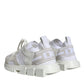 White Mesh Sorrento Trekking Sneakers Shoes