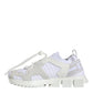 White Mesh Sorrento Trekking Sneakers Shoes