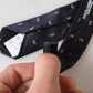 Dark Blue Fantasy 100% Silk Adjustable Men Tie