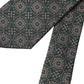 Green Patterned 100% Silk Adjustable Men Tie