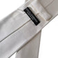 White Satin Silk Adjustable Men Tie