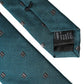 Green Patterned Silk Adjustable Men Tie