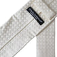 White Dotted Silk Classic Adjustable Men Tie