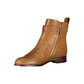 Brown Polyester Boot