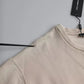 Beige Cotton Crew Neck Sweatshirt Sweater