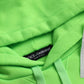 Green Logo Hooded Pullover Sweatshirt Sweater