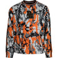 Multicolor Camouflage Crew Neck Pullover Sweater