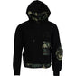 Black Camouflage Hooded Sweatshirt Sweater