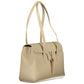 Beige Polyethylene Handbag