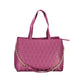 Purple Polyethylene Handbag