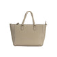 Beige Polyethylene Handbag