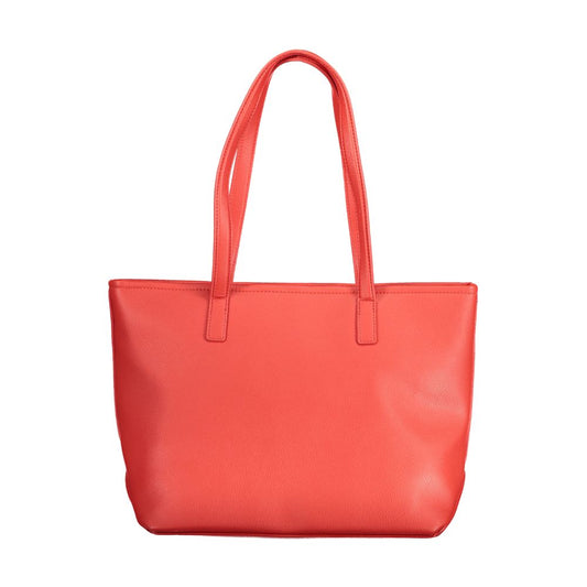 Red Polyethylene Handbag