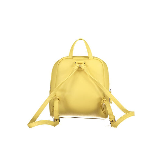 Yellow Polyethylene Backpack