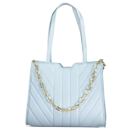 Light Blue Polyethylene Handbag