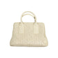 Beige Polyethylene Handbag