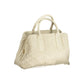 Beige Polyethylene Handbag