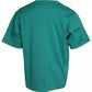 Green Logo Patch Round Neck Cotton  T-shirt