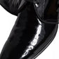 Black Patent Leather Derby Men Dress Shoes