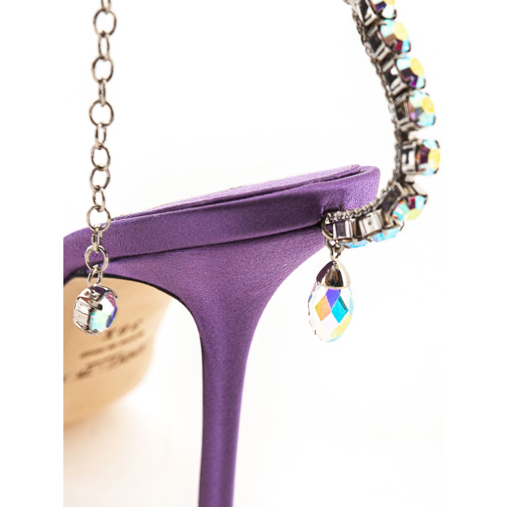 Purple Raso Sandal