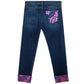 Blue Cotton Jeans & Pant