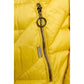 Yellow Polyester Women Jacket