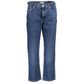 Blue Cotton Jeans & Pant