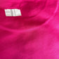 Pink Cotton Crew Neck Short Sleeves Tee T-shirt