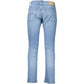 Light Blue Cotton Jeans & Pant