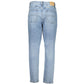 Light Blue Cotton Jeans & Pant