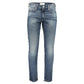 Blue Cotton Jeans & Pant