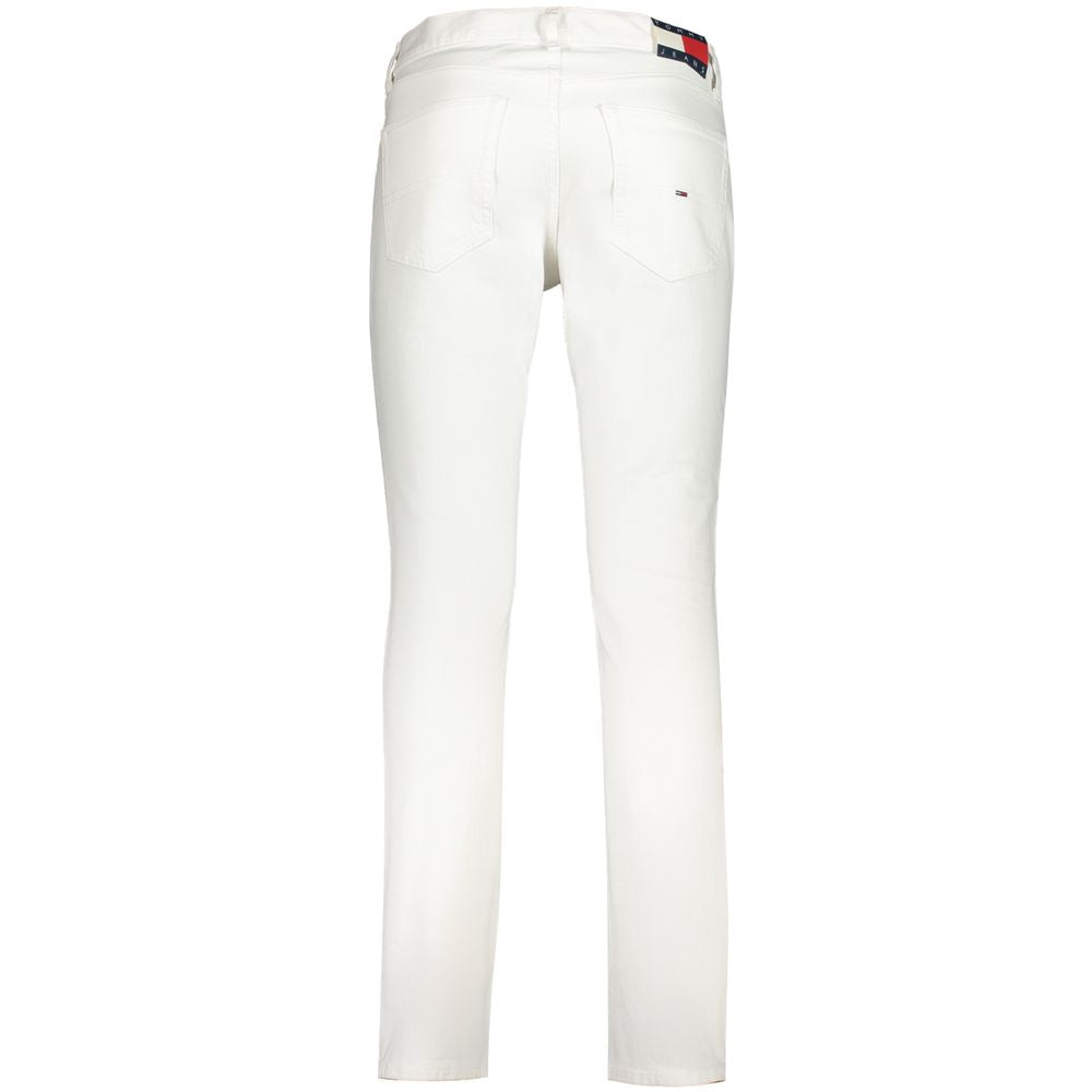 White Cotton Jeans & Pant