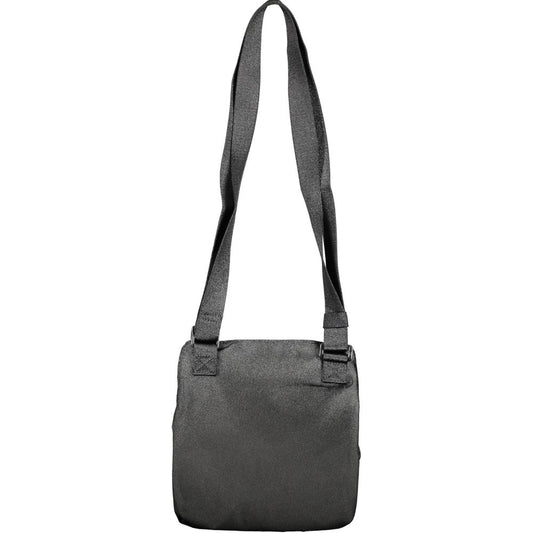 Black Polyester Shoulder Bag