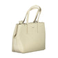 Beige Polyester Handbag