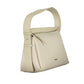 Beige Polyester Handbag