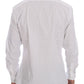 Elegant White Slim-Fit Cotton Shirt