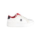 White Polyester Sneaker