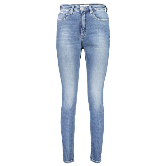 Blue Cotton Jeans & Pant