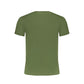 Green Cotton Men T-Shirt