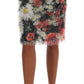 Floral Elegance Knee-Length Skirt