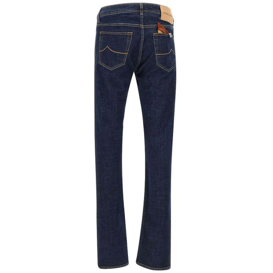 Blue Cotton Jeans & Pant