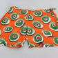 Orange Cupcake Beachwear Shorts Swimwear