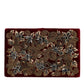 Red Velvet Gold Frame Clutch Evening Party Purse Bag