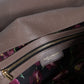 Brown Quilted Leather Shoulder Purse Satchel Bag