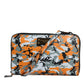 Multicolor Camouflage Leather Purse Cross Body Bag