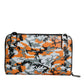 Multicolor Camouflage Leather Purse Cross Body Bag