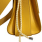 Yellow Leather Shoulder Strap Top Handle Bag