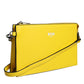 Yellow Leather Logo Crossbody Sling Shoulder Bag