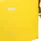 Yellow Leather Logo Crossbody Sling Shoulder Bag