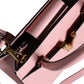 Pink Small Top Handle Grainy Calf Leather Crossbody Bag