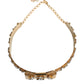 Gold Tone Crystal Embellished Women Waist Chain Belt